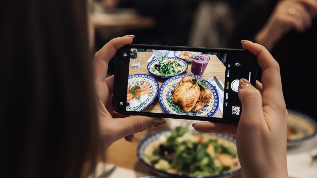 食事を写真で記録